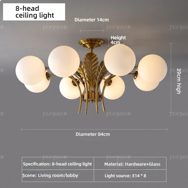 French Style Minimalist Home Decoration With LED Pendant Light Living Room Master Bedroom Kitchen Circular Lighting Fixtures
