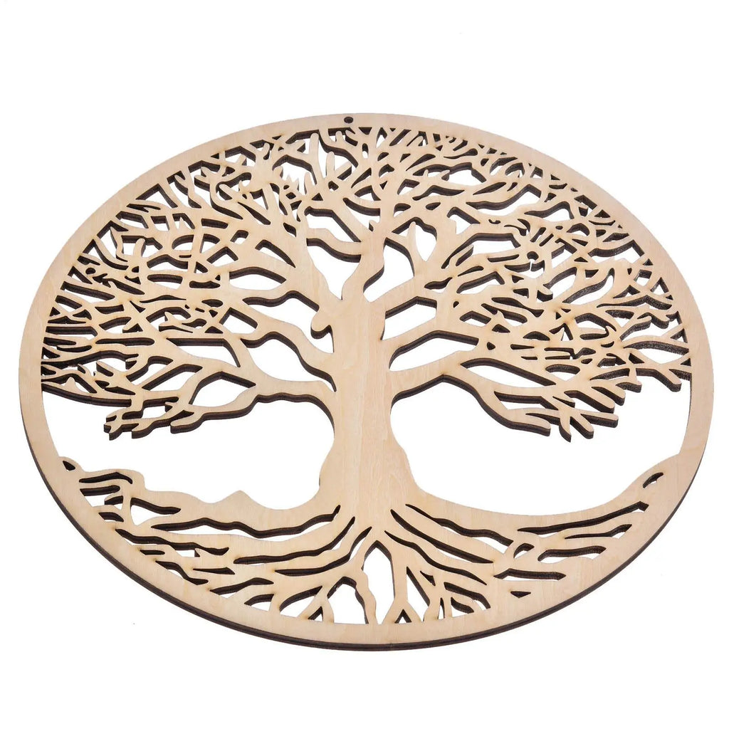 Minimalists Tree Wall Art 11 Inch Elegant Metal Sign Zen Meditation Symbol For Home Living Room Bedroom Office & Studio Decor