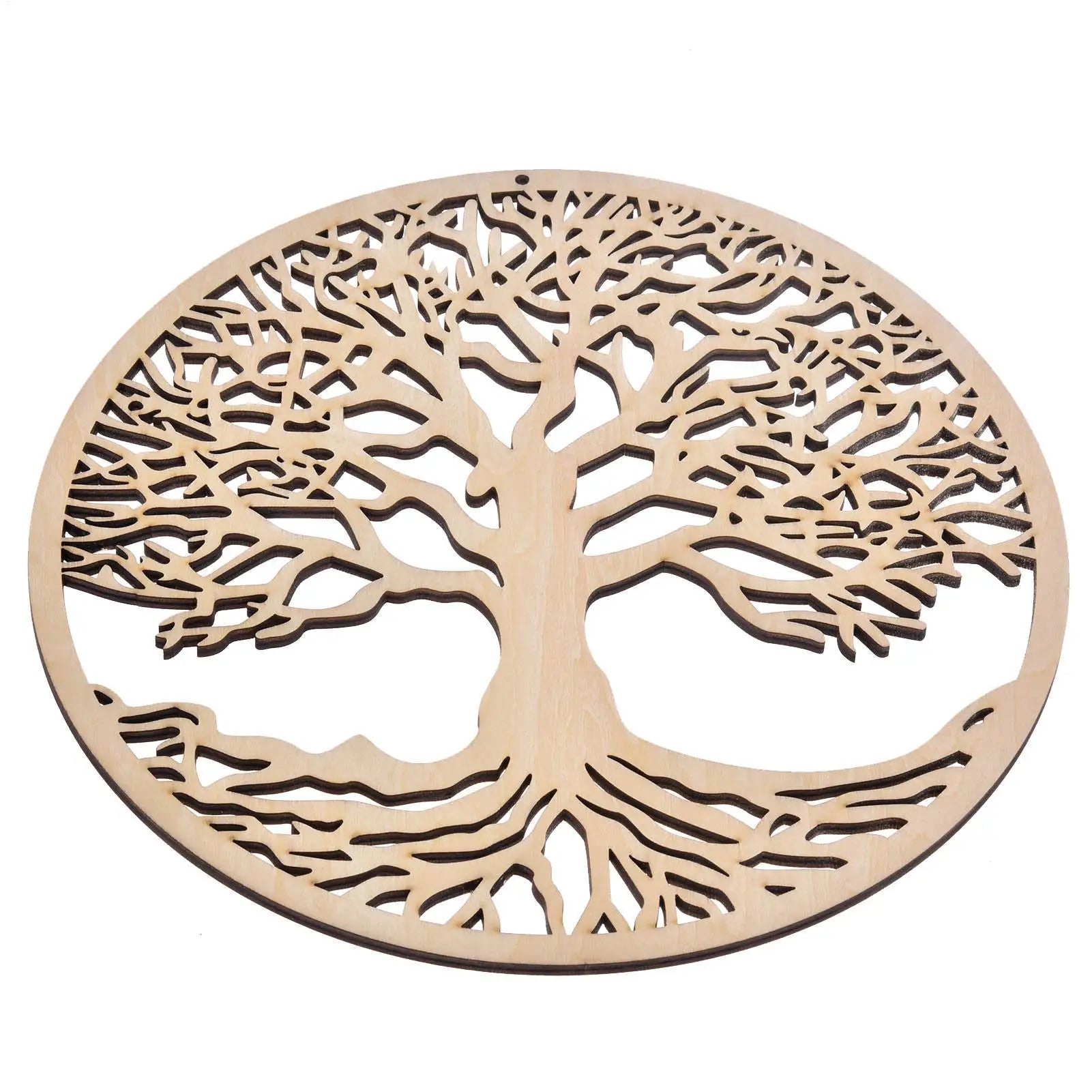 Minimalists Tree Wall Art 11 Inch Elegant Metal Sign Zen Meditation Symbol For Home Living Room Bedroom Office & Studio Decor