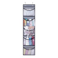 Foldable Wall Hanging Shelves Over The Door Clothes Organizer Storage for Closet with 5 Pockets Organizer for Bedroom Bathroom