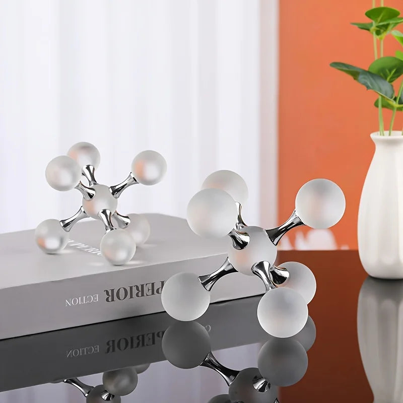 Minimalist Crystal Art Ornaments Geometric Crystal Sculpture Living Room TV Cabinet Coffee Table Entrance Home Decoration
