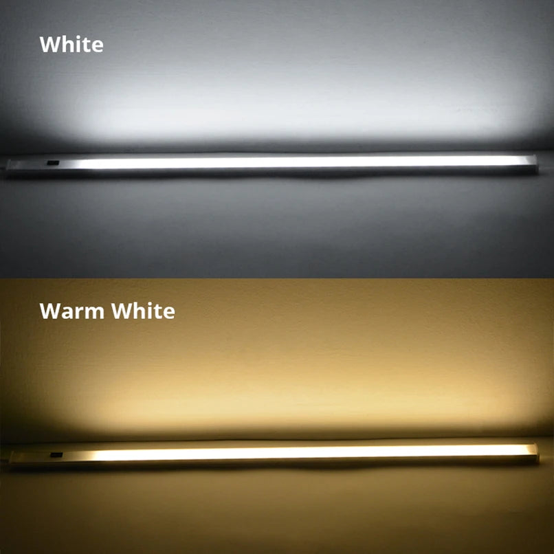 30/40/50CM Kitchen Cabinet LED Light Hand Sweep Motion Sensor USB Lamp Tube White Warm White Room Decor Lighting