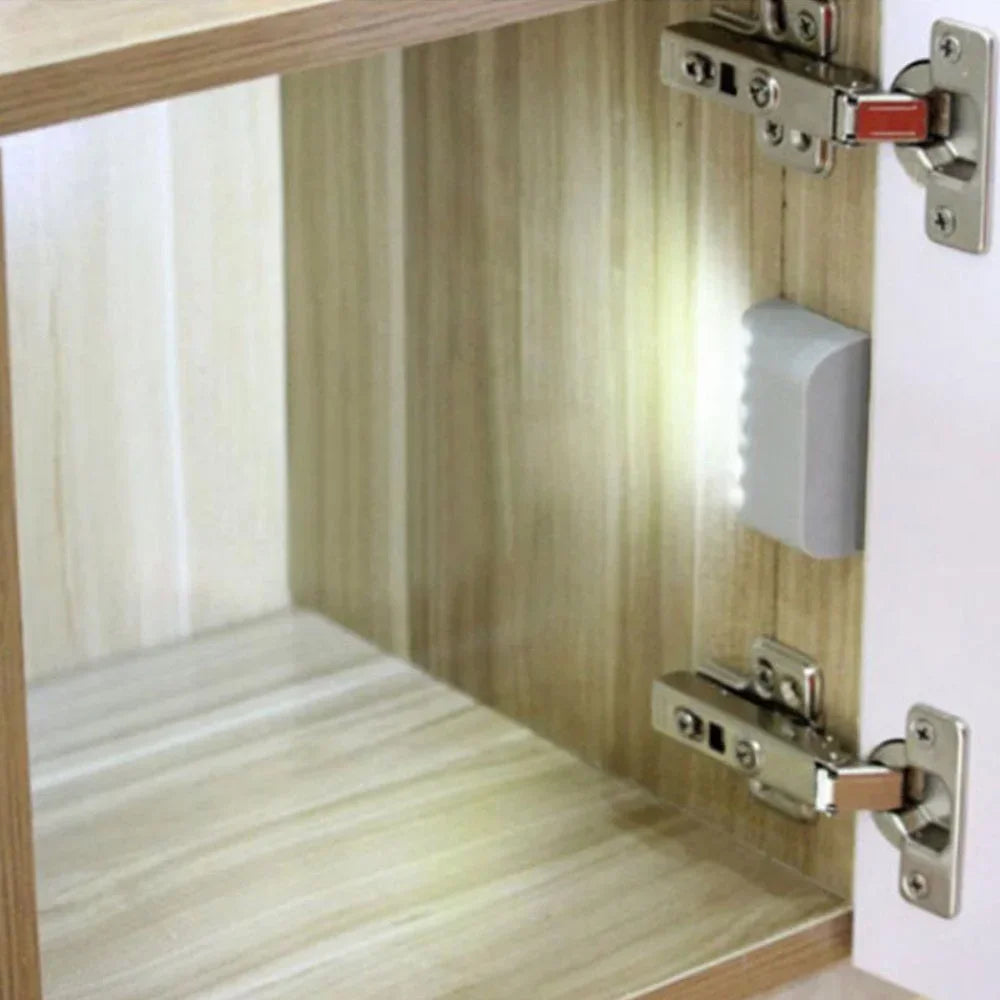 LED cabinet light Wireless Motion Automatic Sensor Wardrobe Light Cupboard Closet Inner Hinge Lamp Without battery Led lights
