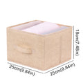 Cotton Linen Hanging Storage Bag Drawer Style Wardrobe Organizer Box Clothes Organizer Holder Collapsible Hanging Storage Shelve