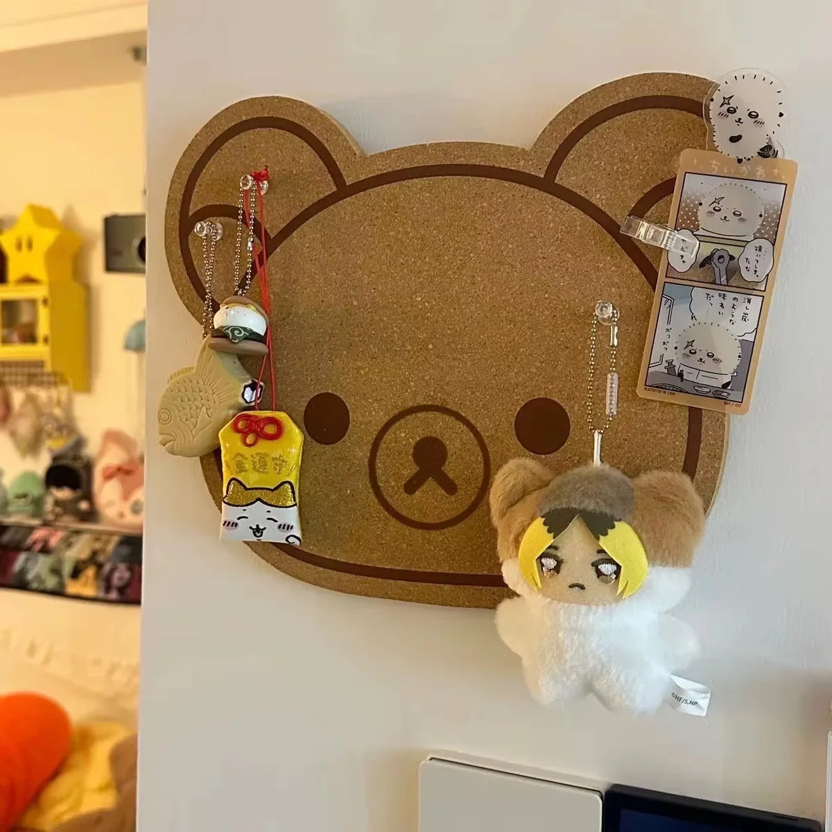Cartoon Felt Board Home Decor Wall Decor Panel Felt Posters on The Wall Bear Wall Sticker Rilakkumas Children's Room Decorating