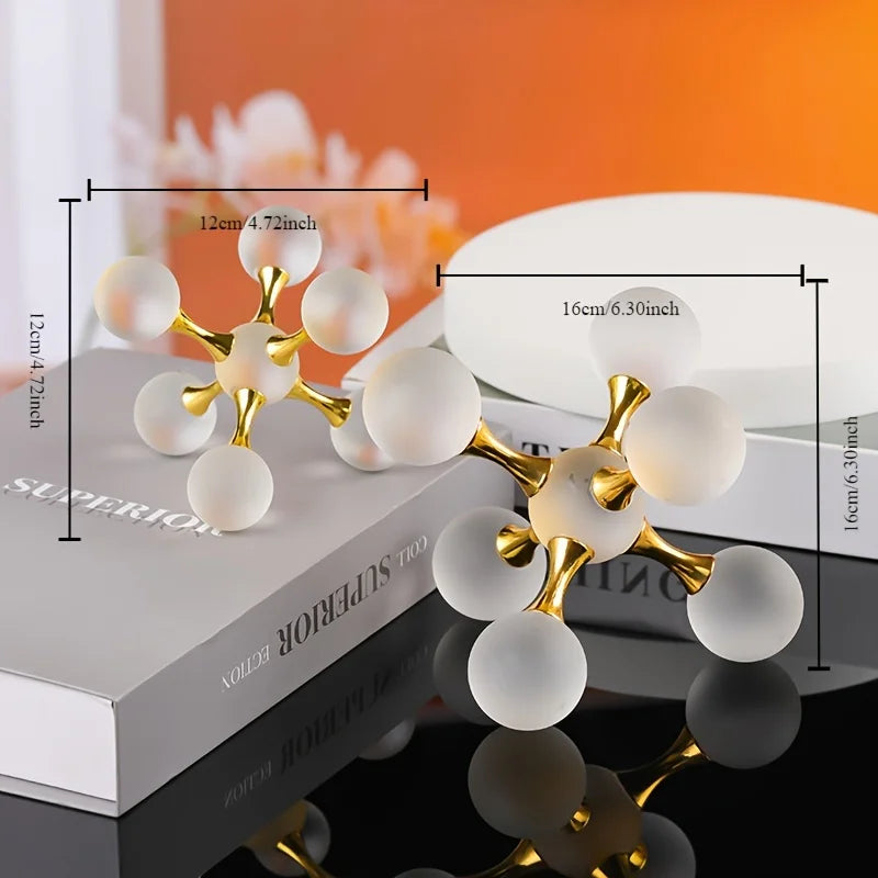 Minimalist Crystal Art Ornaments Geometric Crystal Sculpture Living Room TV Cabinet Coffee Table Entrance Home Decoration