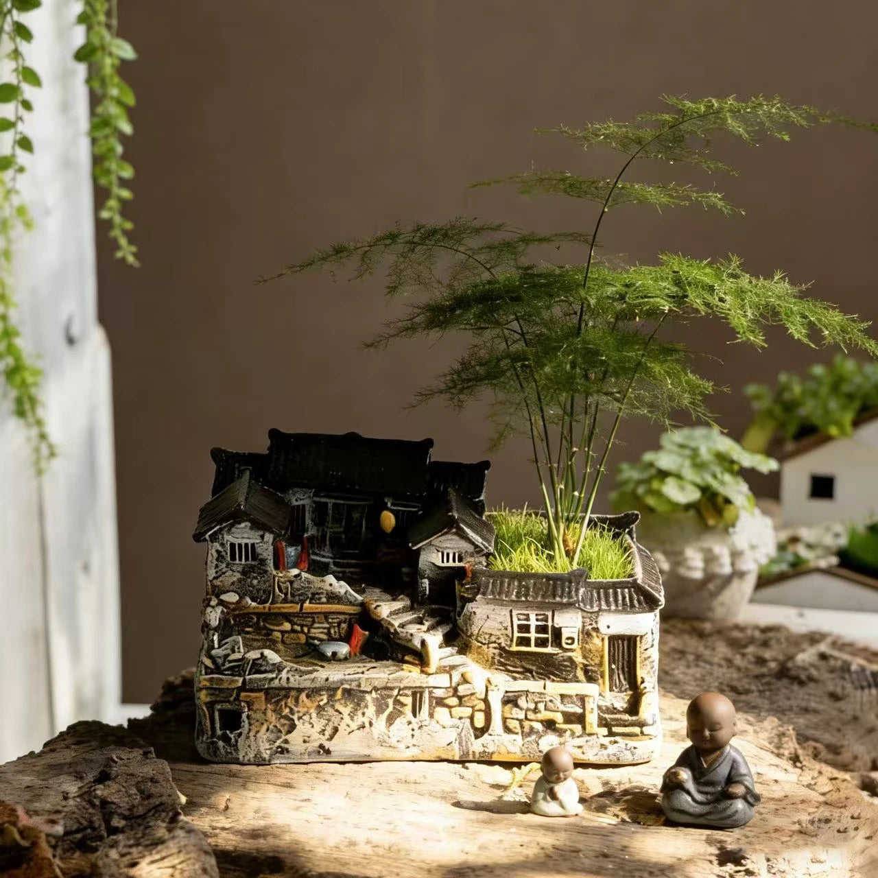Micro Landscape Decoration Ornament Retro And Nostalgic House Ornament Home Living Room Bedroom Decoration Gift For Friends