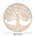 Minimalists Tree Wall Art 11 Inch Elegant Metal Sign Zen Meditation Symbol For Home Living Room Bedroom Office & Studio Decor