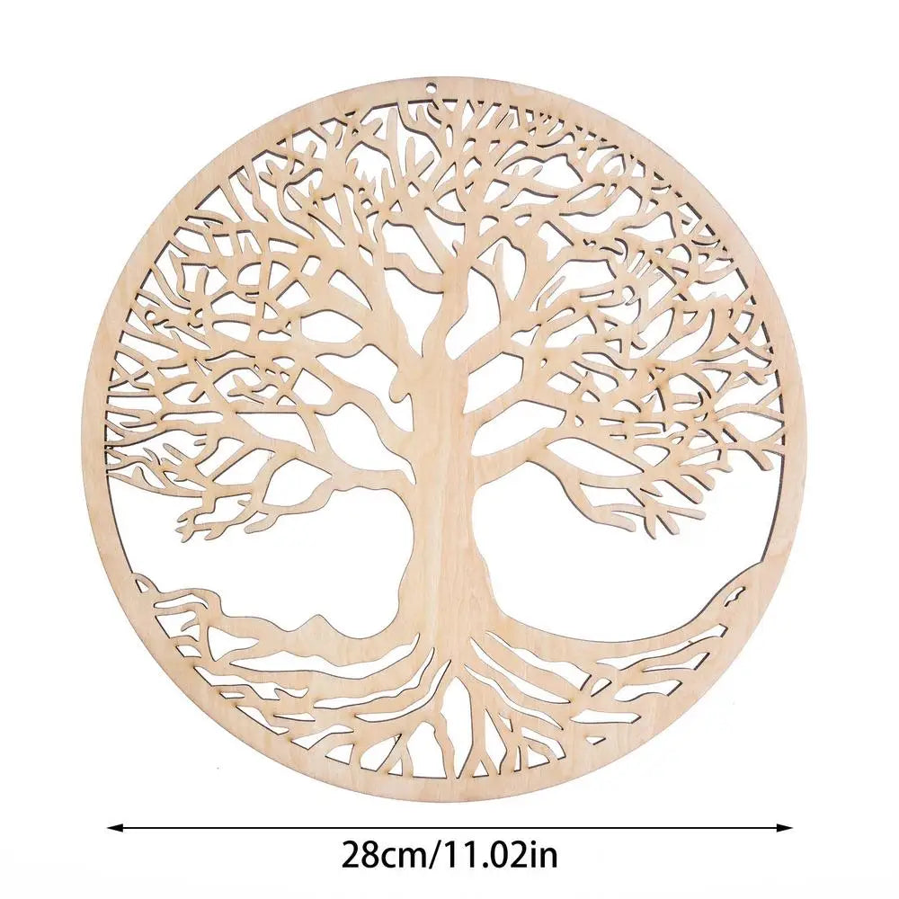 Minimalists Tree Wall Art 11 Inch Elegant Metal Sign Zen Meditation Symbol For Home Living Room Bedroom Office & Studio Decor