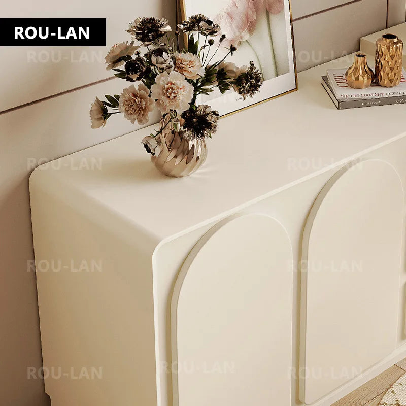 Modern Minimalist Dressing Table Telescopic Vanity With Storage Cabinet Makeup Mirror Bedroom Furniture