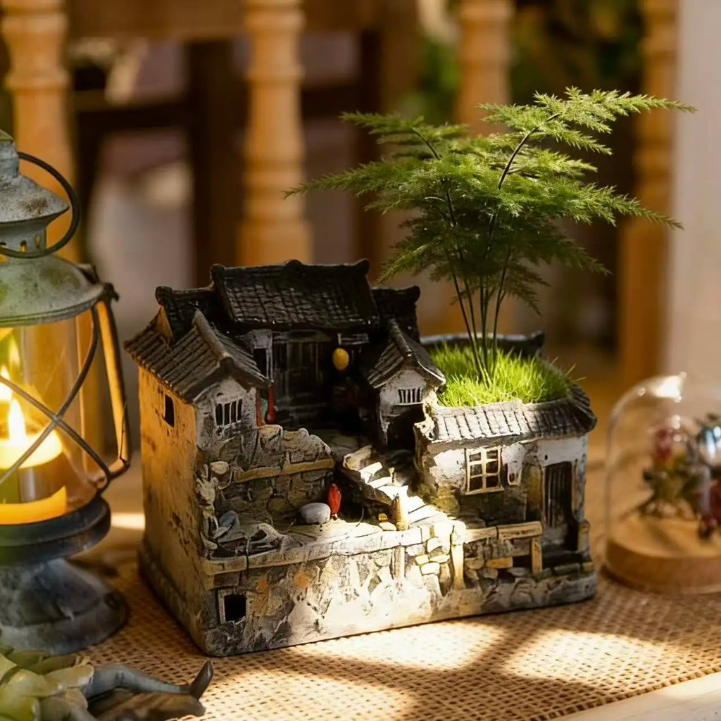 Micro Landscape Decoration Ornament Retro And Nostalgic House Ornament Home Living Room Bedroom Decoration Gift For Friends